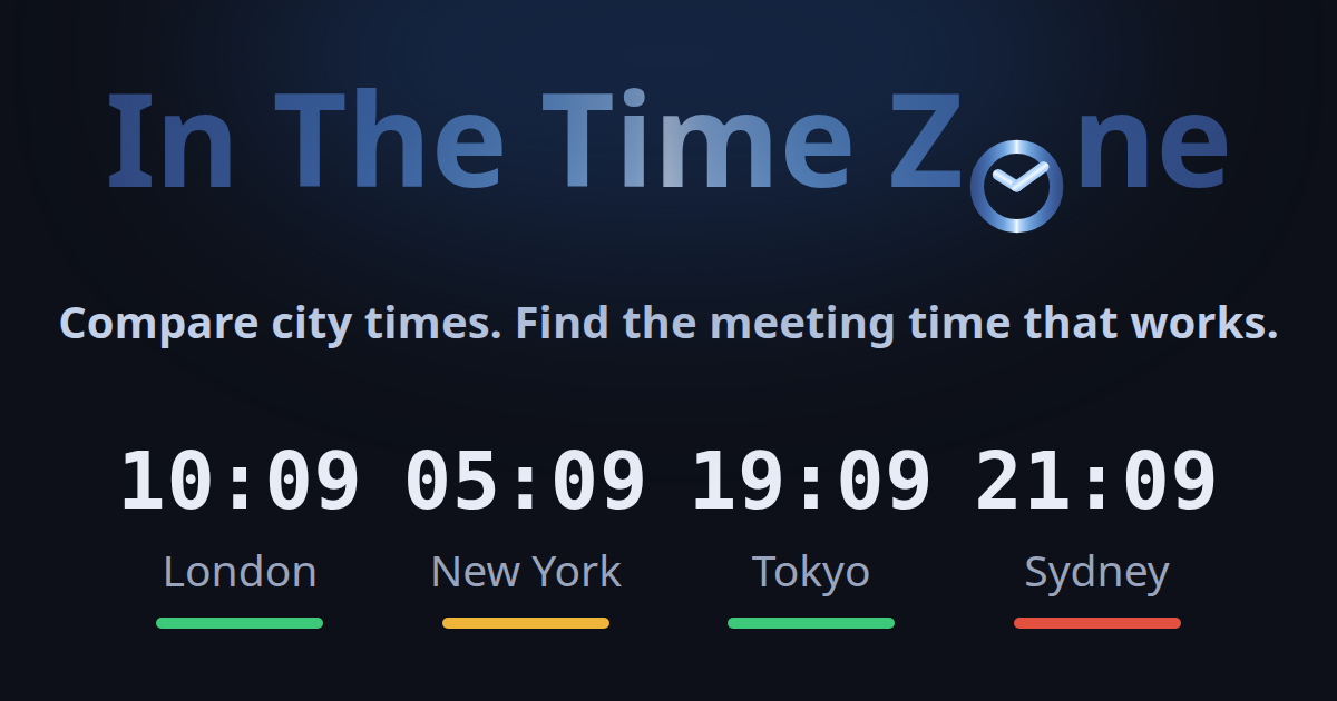 Italy to United States of America time converter - In The Time Zone